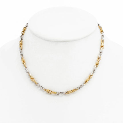 14K Női arany-fehérarany fantázia nyaklánc