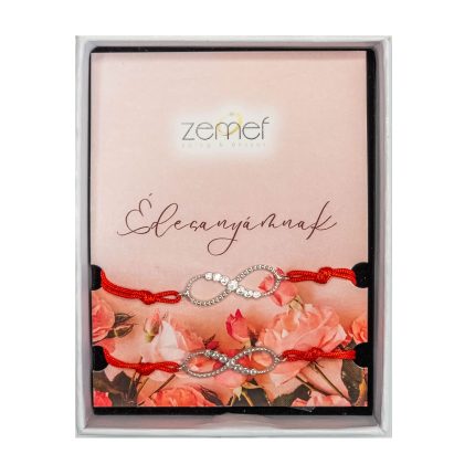 anyák napi páros női fehér ezust köves szivecskés óra kísérő piros (másolat)