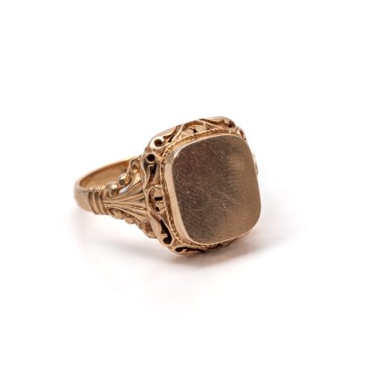 14k női arany fehér köves gyűrű (másolat)