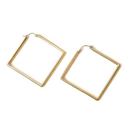 14k női arany fehérarany fantázia görög mintás villás kapcsos fülbevaló (másolat)