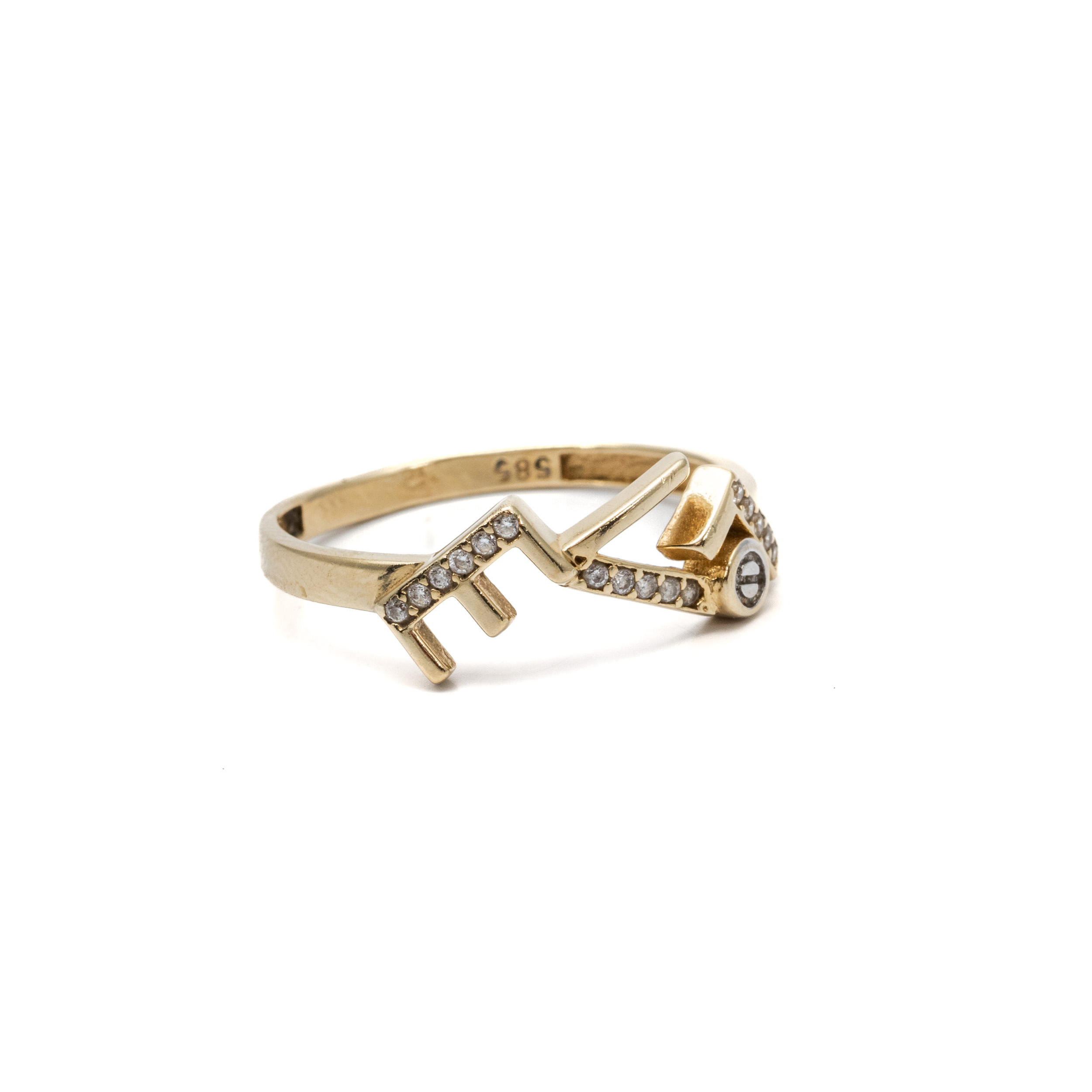 14k női arany fehér köves gyűrű (másolat) 14k női arany fehér köves gyűrű (másolat)