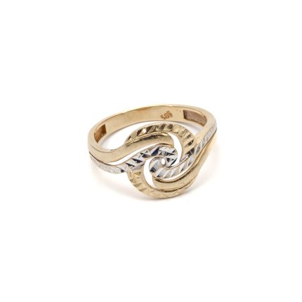 14k női arany mintás gyűrű (másolat)