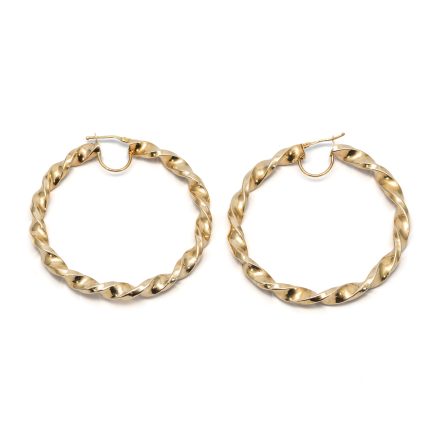 14k női arany lóhere bedugós fülbevaló (másolat)