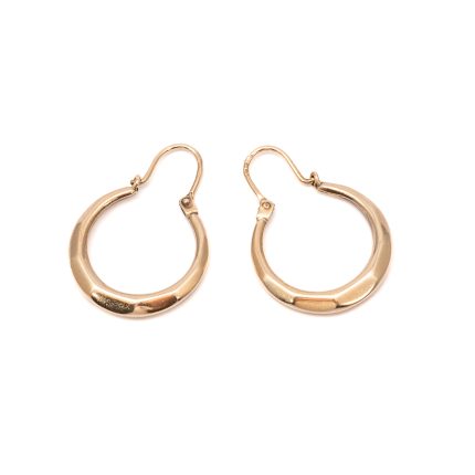 14k női arany karika villás kapcsos fülbevaló (másolat)